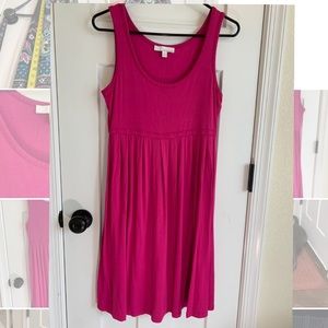 Lucy & Laurel Dark Pink Tank Dress